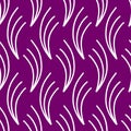 Simple fantasy twig lilac purple seamless pattern