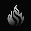 simple fire flame vector design Royalty Free Stock Photo