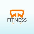 Simple fitness vector logo design, fitness logo design, dumbbell icon, Gym Logo Ideas and Fitness Logo Designs