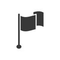 Simple flag icon Royalty Free Stock Photo