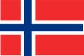 Simple flag of Norway background