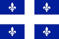 Simple flag province of Canada Royalty Free Stock Photo