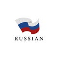 Simple Flag vector of Russia