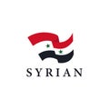 Simple Flag vector of Syria