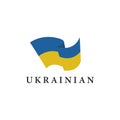 Simple Flag vector of Ukraine