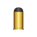 Simple flat bullet illustration