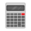Simple Flat Calculator Vector Illustration Royalty Free Stock Photo