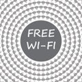 Simple flat free wi fi background