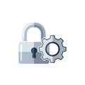 Security Settings Icon Royalty Free Stock Photo