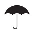 Simple flat umbrella icon