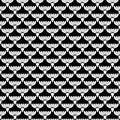 Flower pattern.black and white Seamless floral pattern, geometric texture