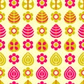Simple Floral Seamless Pattern Royalty Free Stock Photo