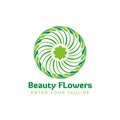 Simple flower shaped logo inspiration