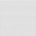 Simple Geometric Hexagon Honeycomb Grid Fence Pattern Fabric Vector Illustration Seamless