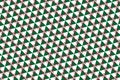 Simple geometric pattern in the colors of the national flag of Algeria Royalty Free Stock Photo