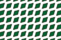 Simple geometric pattern in the colors of the national flag of Algeria Royalty Free Stock Photo