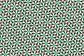 Simple geometric pattern in the colors of the national flag of Algeria Royalty Free Stock Photo