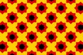Simple geometric pattern in the colors of the national flag of Germany Royalty Free Stock Photo