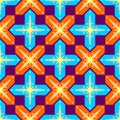 Simple geometric seamless pattern of batik motif background.Stylish fabric print vector design inspiration.