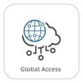 Simple Global Access Vector Icon