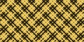 Simple gold black line seamless pattern vector