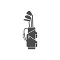 Simple golf bag illustration