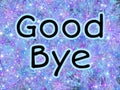 Simple good bye image