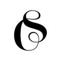 Simple good initial SC Letter logo design vector graphic concept illustrations
