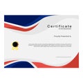 Simple graduation certificate border design template