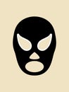 Simple graphic of a wrestler mask