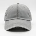 Simple gray baseball cap with adjustable strap Royalty Free Stock Photo
