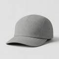 Simple gray baseball cap against white background Royalty Free Stock Photo