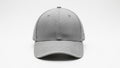 Gray baseball cap isolated on white background Royalty Free Stock Photo