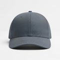 Simple gray baseball cap with flat visor Royalty Free Stock Photo