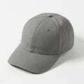 Simple gray baseball cap on white background Royalty Free Stock Photo