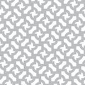 Simple gray and white vector geometric abstract seamless pattern