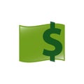simple green money dollar logo design sign Icon symbol illustrations Royalty Free Stock Photo