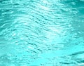 Simple green water surface waves, water ripple background Royalty Free Stock Photo