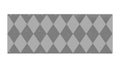 Simple Grey Diamond Argyle Pattern, vector design Generative AI Royalty Free Stock Photo