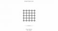 A simple grid design featuring a 5x5 pattern of uniform, black lines on a white Royalty Free Stock Photo