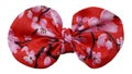 Simple bow made out of soft cotton fabric with perfect size