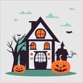 A simple Halloween house with a creepy twist