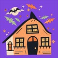 A simple Halloween house where simplicity meets creepiness