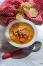 Simple Ham and Bean Soup Royalty Free Stock Photo