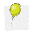 Simple handdrawn baloon