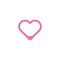 simple handshake logo vector icon illustration