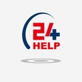 Simple healthcare and medical help icon