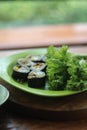 Simple home made sushi Royalty Free Stock Photo