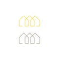 SIMPLE HOMES SIGN SYMBOL LOGO REAL ESTATE HOME BUILDING COMPANY