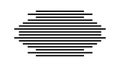 Simple Horizontal Stripes Pattern, Minimalist Black Design, vector design Generative AI Royalty Free Stock Photo